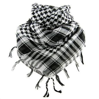 Houndstooth Large Square Scarf Unisex Fashion Arab Palestine Style Outdoor Windproof Scarf Shawl 